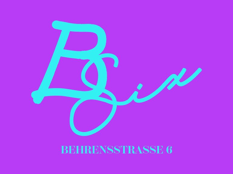 BSix Conceptstore – Behrensstraße 6 Logo des Conceptstores BSix, Behrensstraße 6