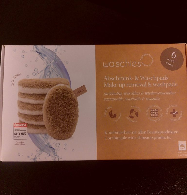 Washies® Abschmink- und Waschpads Set Abschmink- und Waschpads Set von Washies®, mehrere runde Pads in Produktverpackung