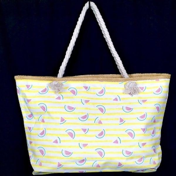 Strandtasche gestreift Strandtasche mit Streifen und Muster